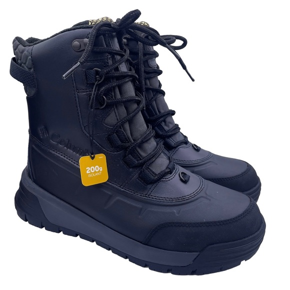 COLUMBIA mens Bugaboot celsius black boots Size 8 Wide waterproof insulation - Picture 12 of 12